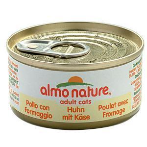 Almo Nature Classic Adult Cat Chicken &amp; Cheese консервы для кошек с курицей и сыром 70 г х 24 шт