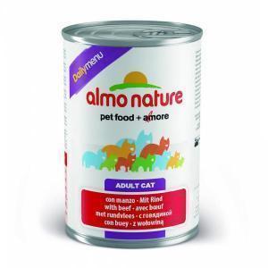 Almo Nature Daily Menu Beef консервы для кошек с говядиной 400 г