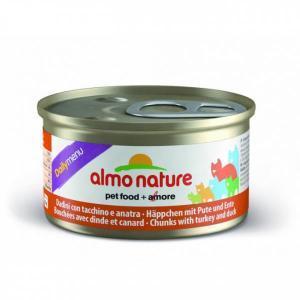 Almo Nature Daily Menu Cat Turkey &amp; Duck консервы для кошек с индейкой и уткой 85 г х 24 шт