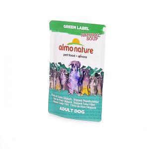Almo Nature Green Label Natural Soup Dog Skip Jack Tuna Fillet холистик-суп для собак &quot;Филе полосатого тунца&quot; 140 г