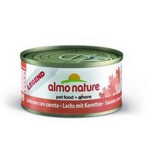 Almo Nature Legend Adult Cat Salmon &amp; Carrot консервы для кошек с лососем и морковкой 70 г х 24 шт