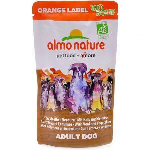 Almo Nature Orange label Bio Soup Veal&amp;Vegetables органик-суп для собак с телятиной и овощами 140 г