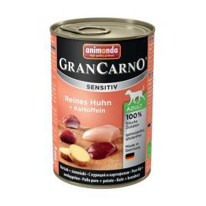 Animonda GranCarno Sensitiv консервы для собак с чувствительным пищеварением курица и картофель 400 г х 6 шт