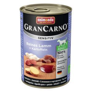 Animonda GranCarno Sensitiv консервы для собак с чувствительным пищеварением ягненок и картофель 400 г х 6 шт