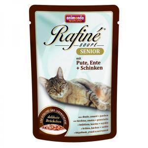 Animonda Rafine Soupe Adult консервы для кошек из телятины в жареном соусе 100 г х 24 шт