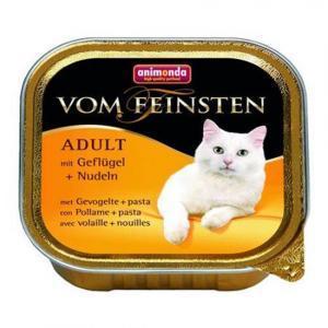 Animonda Vom Feinsten консервы для кошек с мясом домашней птицы и пастой 100 г (32 штуки)