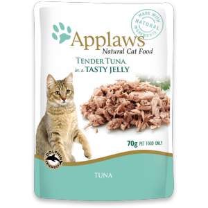Applaws cat pouch tuna wholemeat in jelly консервы для кошек с тунцом в желе 70 г х 16 шт