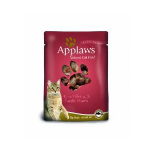Applaws Cat Tuna &amp; Pacifc Prawn pouch консервы для кошек с тунцом и креветками 70 г х 12 шт