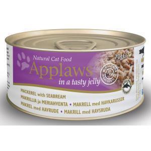 Applaws Jelly Mackerel &amp; Seabream консервы для кошек со скумбрией и морским окунем 