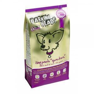 Barking Heads Tiny Paws Quackers Grain Free беззерновой сухой корм для собак мелких пород