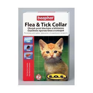 Beaphar S.O.S. Flea &amp; Tick Collar for kitten ошейник для котят 35 см