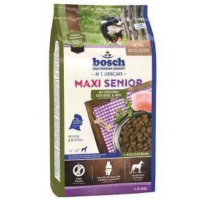Bosch Maxi Senior сухой корм для пожилых собак крупных пород с птицей и рисом 12.5 кг