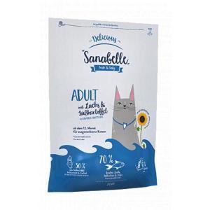 Bosch Sanabelle Delicious Adult с лососем и бататом сухой корм для кошек с пищевой непереносимостью 2 кг