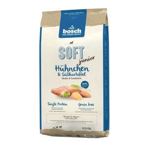 Bosch Soft Junior курица батат полувлажный корм Holistic+ для щенков с чувствительным пищеварением 12,5 кг