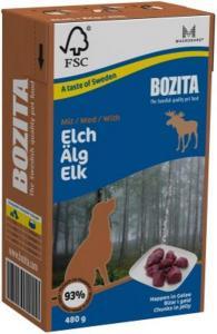 Bozita кусочки в желе консервы для собак с мясом лося 480 г