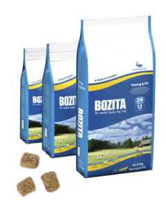 Bozita Young &amp; Fit 24/12 сухой корм с олениной для собак с повышенной активностью 12,5 кг