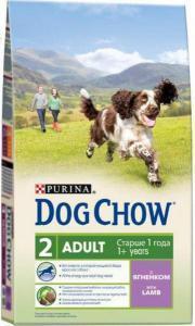 Dog Chow Adult сухой корм для собак Ягненок с рисом 14 кг