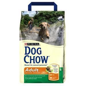 Dog Chow Adult сухой корм для взрослых собак с мясом и рисом 14 кг