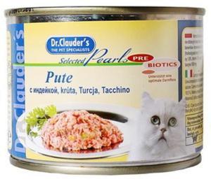 Dr. Clauder`s консервы для кошек с индейкой 200г*12шт