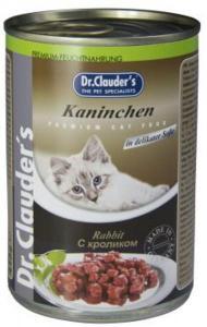 Dr. Clauder`s консервы для кошек с кроликом 415г*20шт