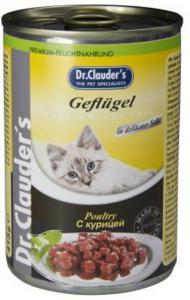 Dr. Clauder`s консервы для кошек с курицей 415г*20шт
