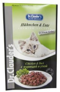 Dr. Clauder`s консервы для кошек с курицей и уткой 100г*20шт