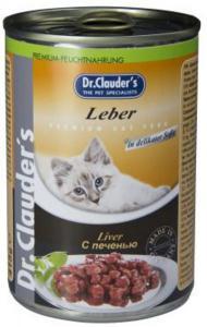 Dr. Clauder`s консервы для кошек с печенью 415г*20шт