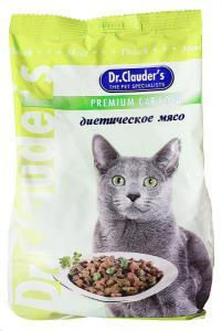 Dr. Clauder`s сухой корм для кошек Диетическое мясо 15 кг