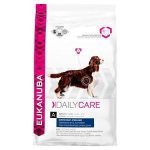 EUKANUBA Daily Care Overweight, Sterilized сухой корм для кастрированных, стерилизованных, склонных к полноте собак 12,5 кг