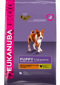 Eukanuba Puppy Medium Breed сухой корм для щенков средних пород 15 кг