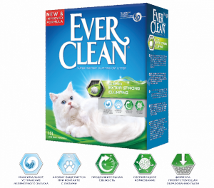 Ever Clean Extra Strong наполнитель для кошачьего туалета с ароматом свежести