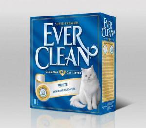 Ever Clean White наполнитель кошачьего туалета белый с гигиеническим индикатором