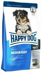 Happy Dog Medium Baby сухой корм для щенков средних пород до 6 месяцев 10 кг