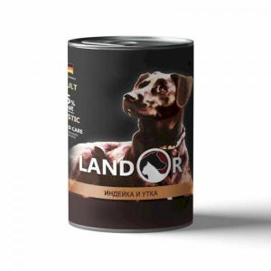 Landor Adult Turkey &amp; Duck консервы для собак индейка, утка