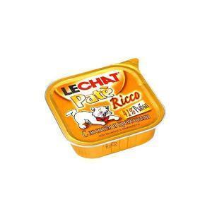 Lechat консервы для кошек с лососем и креветками 100 г (32 штуки)