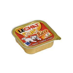 Lechat консервы для кошек с мясом и куриной печенью 100 г (32 штуки)