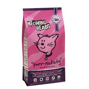 Meowing Heads Purr-nickety сухой корм для кошек с лососем