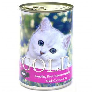 Nero Gold Tempting Beef консервы для кошек с говядиной 410 г