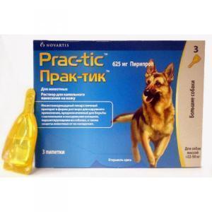 Novartis Прак-тик капли для собак от блох и клещей