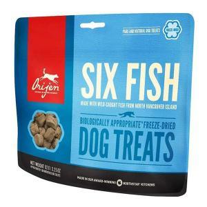 Orijen Dog Treats Six Fish лакомство для собак с рыбой 92 г