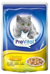 PreVital classic влажный корм для кошек Курица в желе 100г*24шт