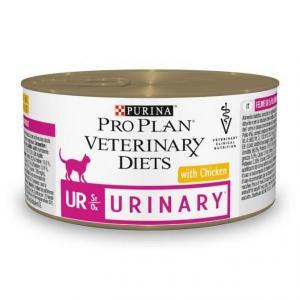 Purina UR Urinary лечебные консервы для кошек при МКБ 195 г (24 штуки)