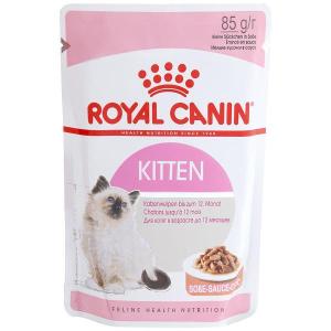 Royal Canin Kitten Instinctive влажный корм для котят кусочки в соусе 
