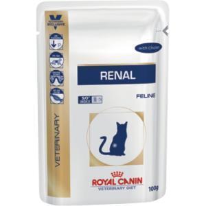 Royal Canin Renal диета для кошек при заболеваниях почек 100г*12шт