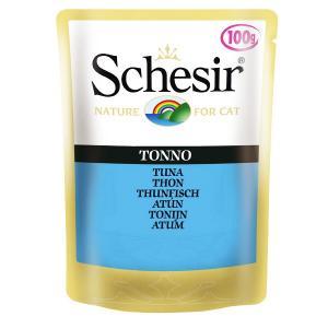 Schesir Tuna консервы для кошек с тунцом 100 г х 20 шт