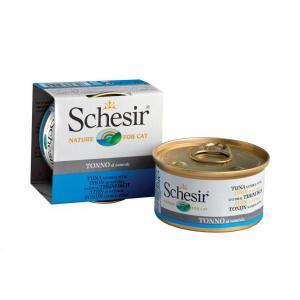 Schesir with Tuna консервы для кошек с тунцом 85 г (14 штук)